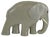 Art Deco Sculpture Wood Elephant, 1930s For Sale