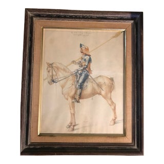 19th Century Lithograph of Albrecht Durer's "The Mounted Knight" For Sale