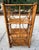 Vintage Burnt Bamboo Folding Shelf For Sale - Image 4 of 14