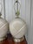 1980s Sculptural Postmodern Ivory Ceramic Spiral Shell Table Lamps, 24”h, a Pair For Sale - Image 5 of 11