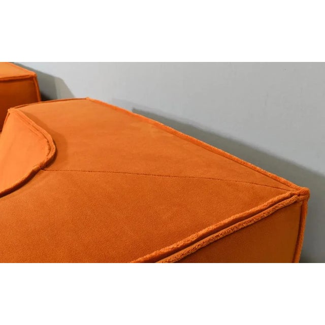 Orange COR Trio Sectional Sofa, 1970s, Set of 9 For Sale - Image 14 of 18