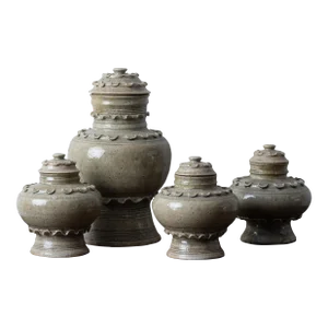 A Group of Thai Celadon Jars for Rosenthal-Netter, C.1960s