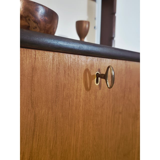 Vintage Scandinavian Secretaire in Teak by Blindheim, 1960s For Sale - Image 9 of 10