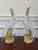 Found at an exquisite estate in Old Town Alexandria, Virginia; this pair of hand made vintage glass Murano cockatoo birds...