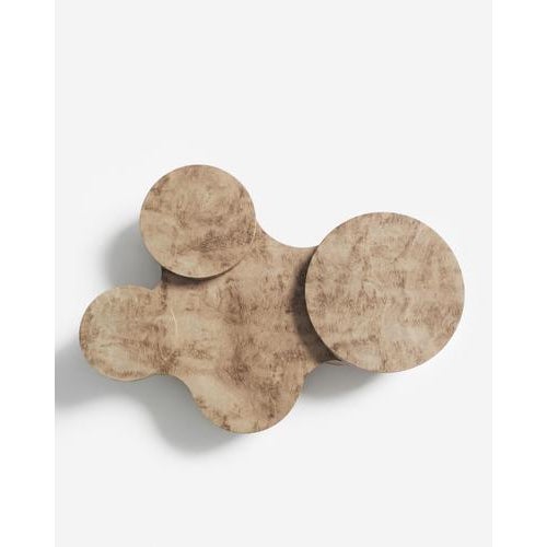 Contemporary Slice Me Up Coffee Table in Eucalyptus Pomele Wood by Pietro Franceschini For Sale - Image 3 of 5