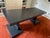 Wood Custom Art Deco Style Black Lacquer Executive Desk For Sale - Image 7 of 10