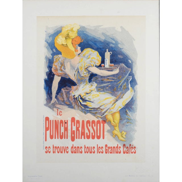 A rare and luminous example of Jules Chéret’s Belle Époque mastery, Le Punch Grassot (1896) comes from the legendary Les...