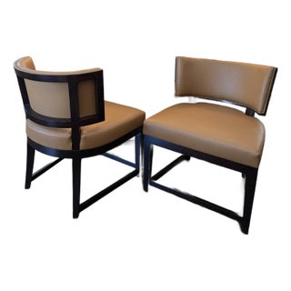 Pair Custom Klismos Lounge Chairs [2sets Available] For Sale