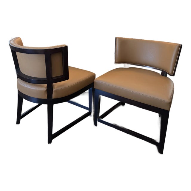 Pair Custom Klismos Lounge Chairs [2sets Available] For Sale