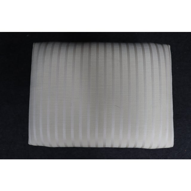 Mid Century Modern Style X-Base Chrome Stool For Sale - Image 4 of 9