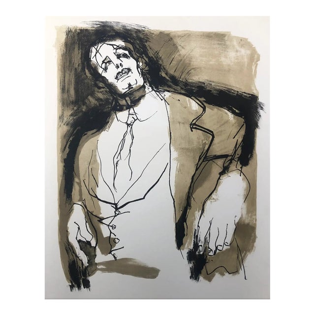 1960s Abraham Rattner Portrait of a Man For Sale