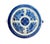 Chinese Blue Fitzhugh Porcelain Hot Plates Set of Four For Sale - Image 9 of 12