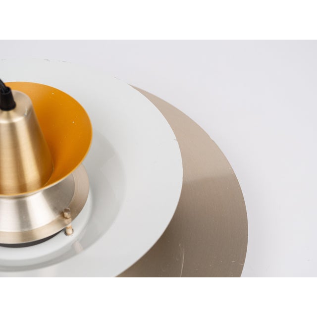 Vintage Swedish Pendant Lamp by Carl Thore for Granhaga Metallindustri, 1960s For Sale - Image 9 of 15