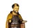 Saint Benedict Statue, Symbol of Faith & Guidance, 1980s, Wood For Sale - Image 6 of 10
