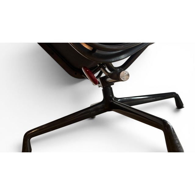 Animal Skin Eames Soft Pad Lounge Chair and Ottoman for Herman Miller C 1993 For Sale - Image 7 of 9