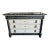 French Empire Greek Key Painted Marble Top Commode - Mid 19th C For Sale