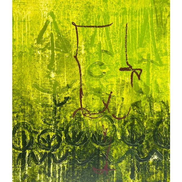 2020s Luis Kaiulani Abstract Painting on Canvas Titled Genesis 1361 For Sale - Image 5 of 8