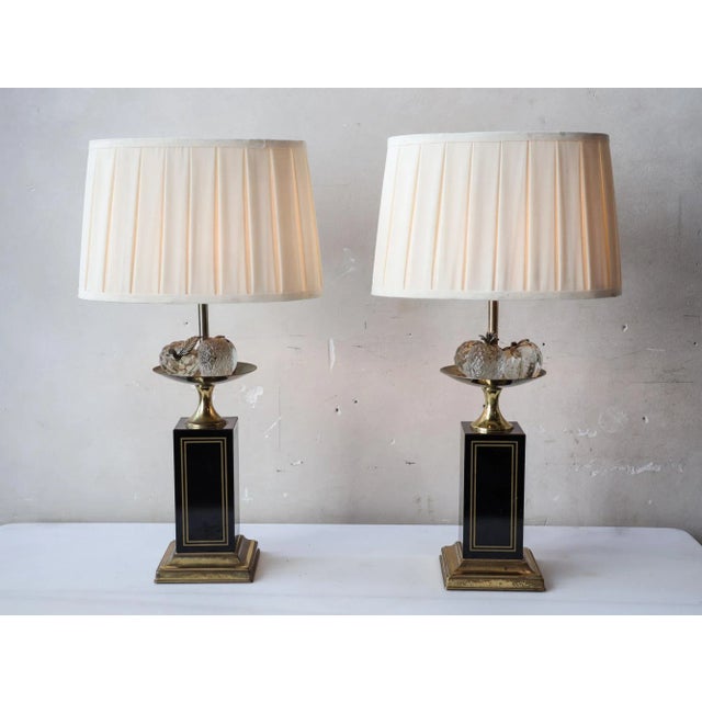 Le Dauphin Fruit Table or Desk Lamps, 1960s, Set of 2 For Sale - Image 11 of 13