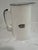Vintage White Jug / Pitcher With a Pig on Both Sides With Black Trim From England For Sale - Image 4 of 8