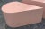 1980s Blush Pink Teardrop Laminate Table For Sale In San Francisco - Image 6 of 7