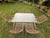 American Vintage Woodard Style Wrought Iron Patio Dining Set - 7 Pieces For Sale - Image 3 of 12