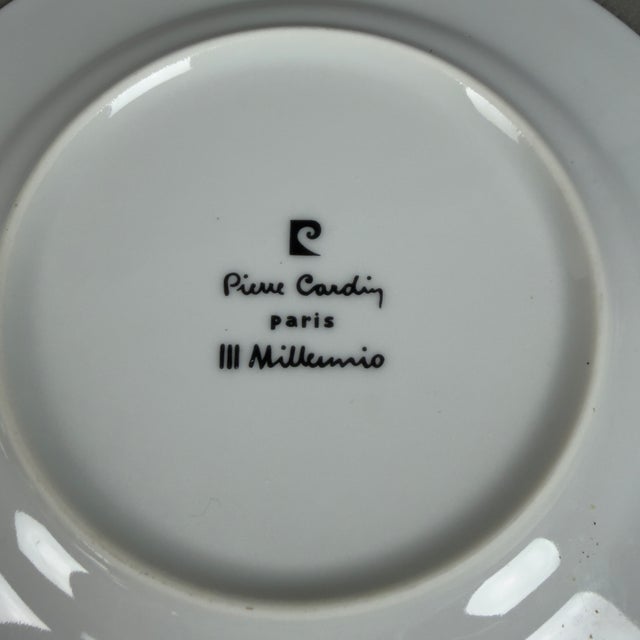 Blue Vintage Porcelain Dinnerware Set from Pierre Cardin, 1990s, Set of 41 For Sale - Image 8 of 13
