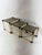 1970s Enameled Metal and Brass Coffee Tables in the style of Tommaso Barbi, 1970, Set of 3 For Sale - Image 5 of 17