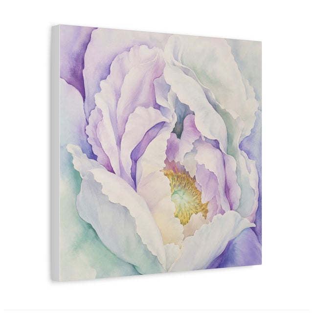 Atelier Aria Lumae Peony Symphony Aquarelle Fine Art Cotton Rag Panels Set of 3 For Sale - Image 9 of 18