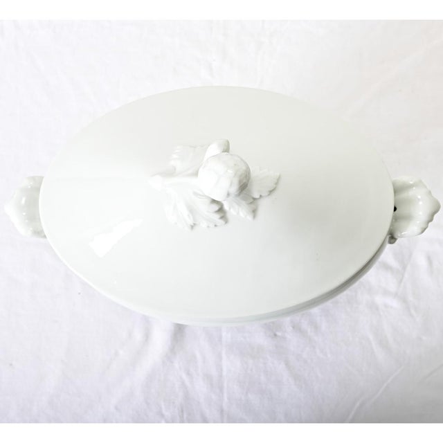 French French 19th Century Ironstone Oval Tureen For Sale - Image 3 of 10