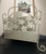 Metal Vintage Late 20th Century Wrought Iron Floral Magazine Rack With Daisy & Leaf Metalwork- Cottage Shabby Chic Décor For Sale - Image 7 of 12