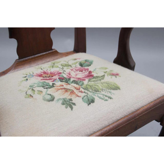 18th Century Walnut Armchair For Sale - Image 3 of 12