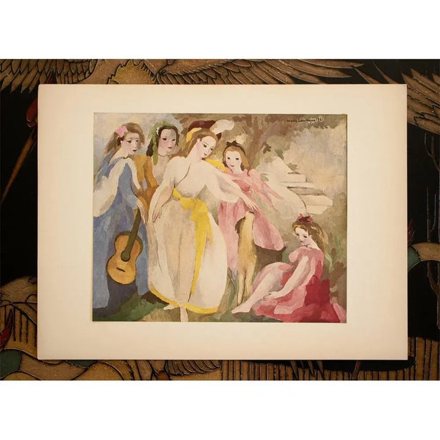 Modern 1951 After Marie Laurencin "The Princess of Cleves", First Edition Avant-Garde Parisian Lithograph For Sale - Image 3 of 8