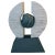 Marble and Steel Sculpture For Sale - Image 9 of 9
