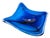 Large Stingray Glass Centerpiece Bowl 21" Oversize Blue Nautical Coastal Decor For Sale - Image 9 of 18