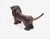 Wood Vintage Carved Hardwood Dachshund Sculpture For Sale - Image 7 of 8