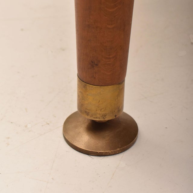 Vintage Italian Desk in Beech, 1960s For Sale - Image 9 of 11