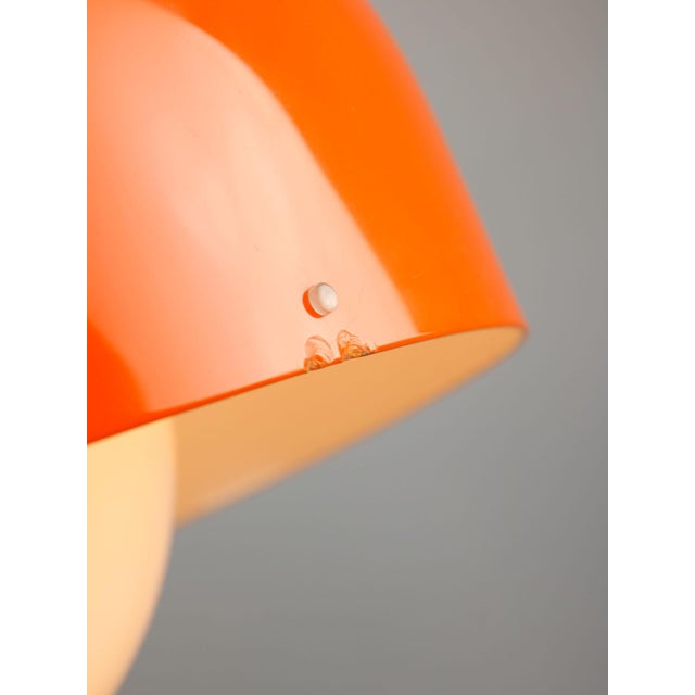 Big Space Age Pendant in in Orange from Guzzini, 1970s For Sale - Image 15 of 18
