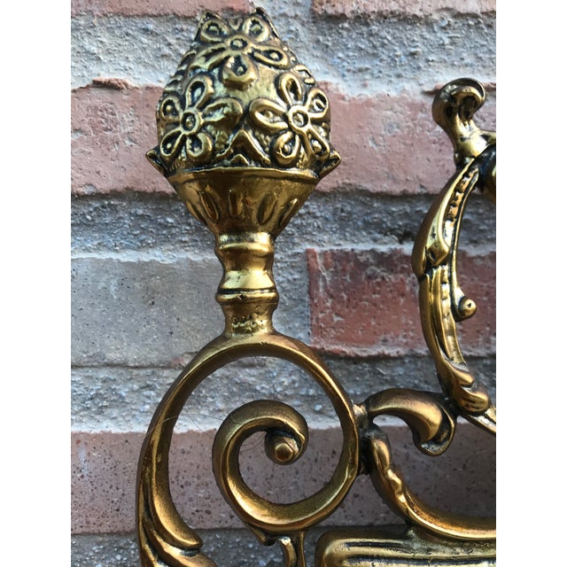 Late 19th Century 19th French Baroque Handmade Bronze Mirror With Reliefs For Sale - Image 5 of 10