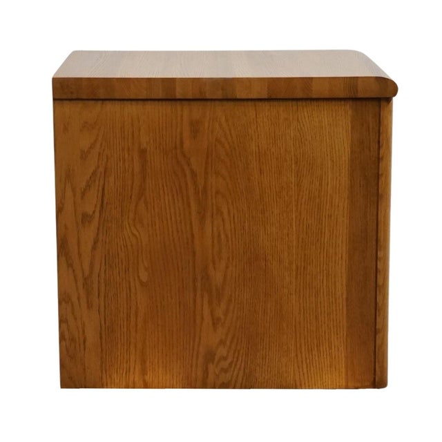 Late 20th Century Kincaid Furniture Ventura Oaks Collection Early American Contemporary 24" Two Drawer Nightstand For Sale - Image 9 of 13