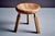 1960s Oak Stool with Three Carved Legs, France, 1960s For Sale - Image 5 of 10