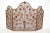 Mid 20th Century Vintage Reddish Brown Wrought Iron Fireplace Screen With Rose Vine Design For Sale - Image 5 of 5