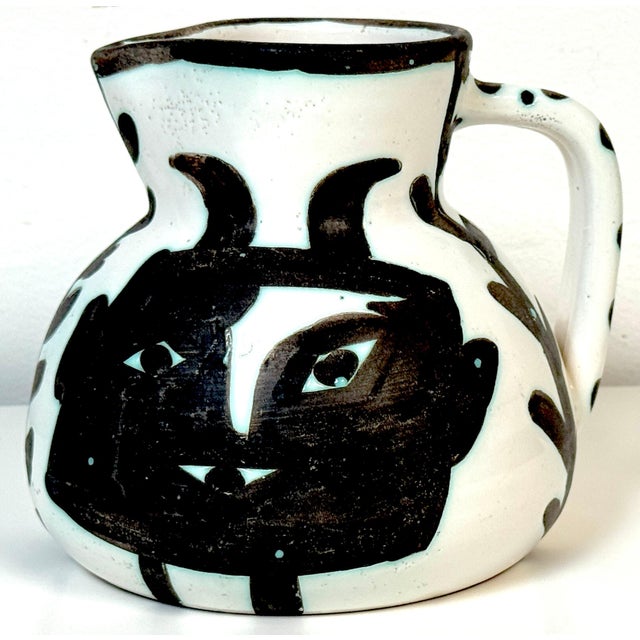 Pablo Picasso, Visage noir (Black Face Pitcher), Madoura, 1953 For Sale - Image 12 of 18