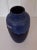 1970s Vintage Ceramic Vase in Blue by Scheurich, 1970s For Sale - Image 5 of 5
