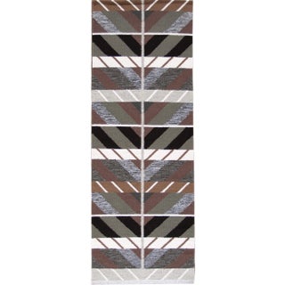 21st Century Modern Swedish Style Runner Rug , 3' X 8' For Sale