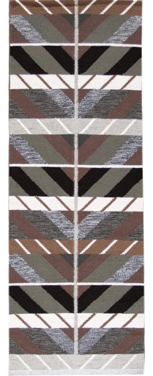 21st Century Modern Swedish Style Runner Rug , 3' X 8'