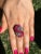Certified Natural 8.76cts VVS G Diamond Ruby 18k Solid Gold Cocktail Ring, Size 6 For Sale In Dallas - Image 6 of 10