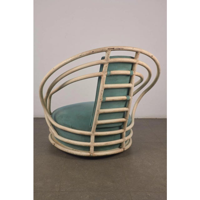 Mid-Century Iron Lounge Chair For Sale - Image 17 of 18