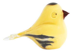 Chris Sherwin 2013 Art Glass Bird Paperweight