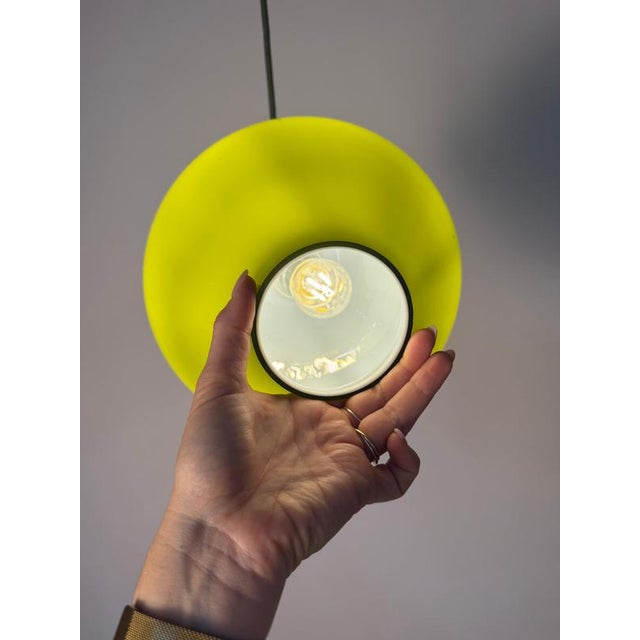 Green Glass Pendant Lamp by Hans-Agne Jakobsson for Staff For Sale - Image 9 of 11