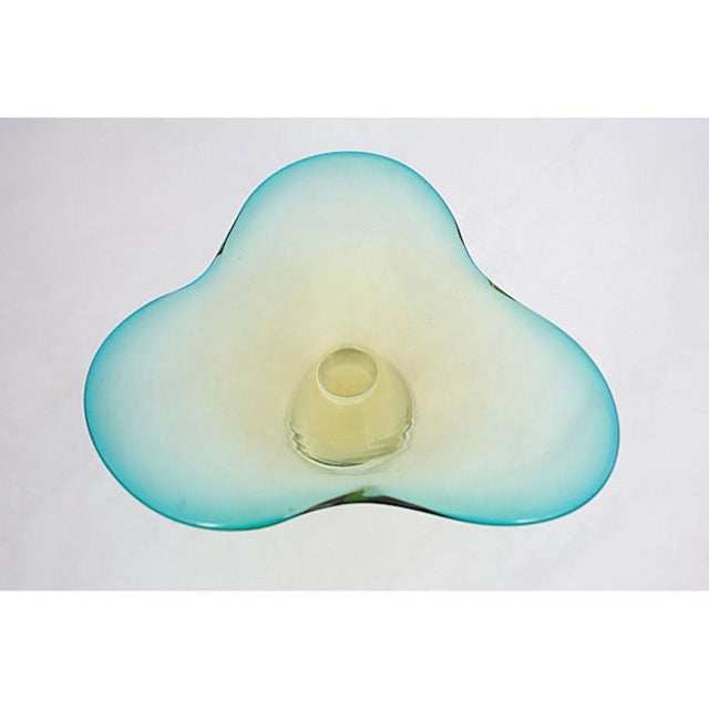 1960s Mid-Century Art Glass Pedestal For Sale - Image 5 of 7